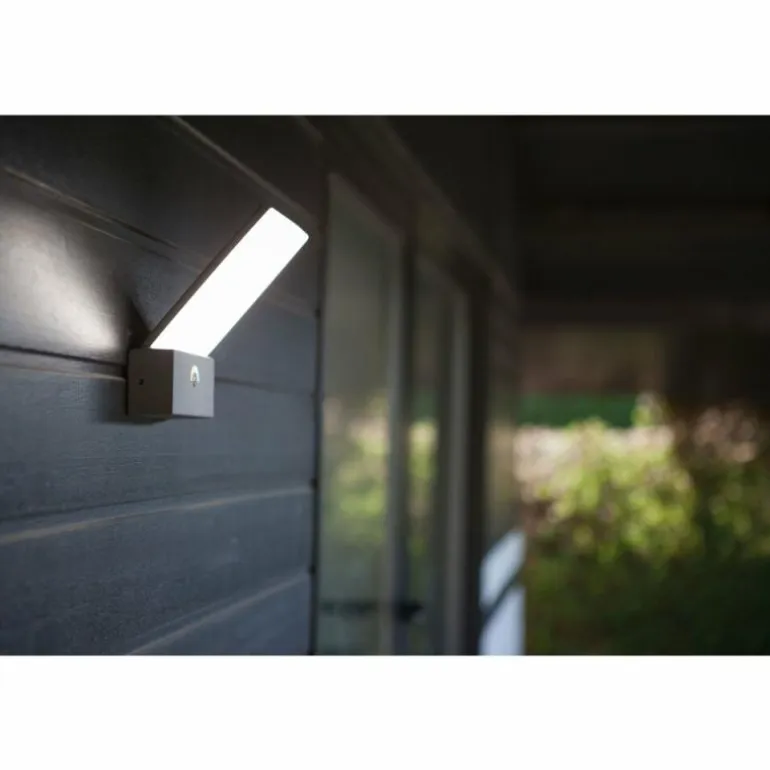Applique murale d'extérieur Lutec Pano LED Anthracite, 1 lumière