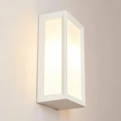 Applique murale d'extérieur Montreux LED Aluminium, Blanc, 1 lumière