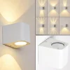 Applique murale d'extérieur Maputo LED Blanc, 2 lumières