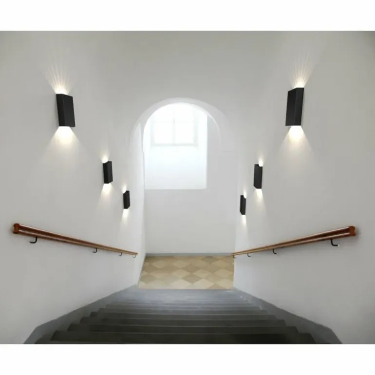 Applique murale d'extérieur Nordlux FOLD LED Noir, 2 lumières