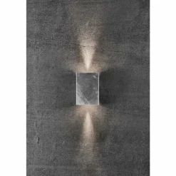 Applique murale d'extérieur Nordlux FOLD LED Acier brossé, 2 lumières