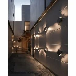 Applique murale d'extérieur Nordlux TURN LED Noir, 1 lumière
