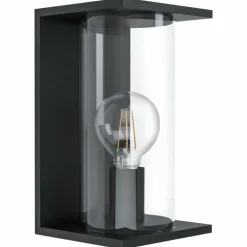 Applique murale d'extérieur Eglo CASCINETTA Noir, 1 lumière