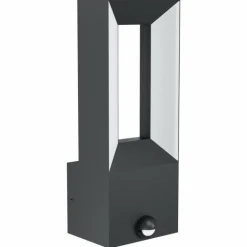 Applique murale d'extérieur Eglo RIFORANO LED Noir, 2 lumières, Détecteur de mouvement