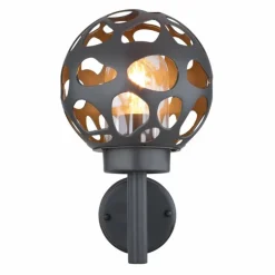Applique murale d'extérieur Globo HILARIO Anthracite, 1 lumière