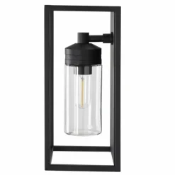 Applique murale d'extérieur KS Verlichting Hudson Noir, 1 lumière