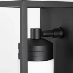 Applique murale d'extérieur KS Verlichting Hudson Noir, 1 lumière