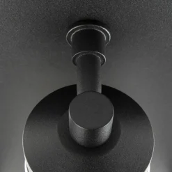 Applique murale d'extérieur KS Verlichting Hudson Noir, 1 lumière
