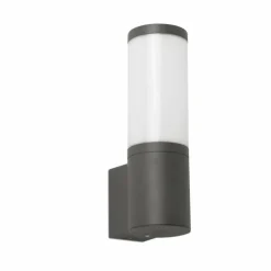 Applique murale d'extérieur Faro Barcelona Orwell LED Gris, 1 lumière