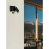Applique murale d'extérieur Lucide TAYLOR Noir, 2 lumières, Détecteur de mouvement