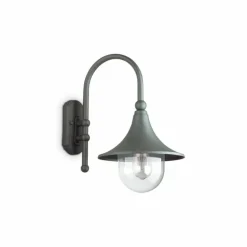 Applique murale d'extérieur Ideallux CIMA Gris, 1 lumière