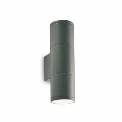 Applique murale d'extérieur Ideallux GUN Anthracite, 2 lumières