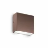Applique murale d'extérieur Ideallux TETRIS-1 Cuivre, 1 lumière