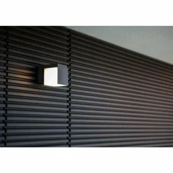 Applique murale d'extérieur Lutec CUBA LED Noir, 1 lumière