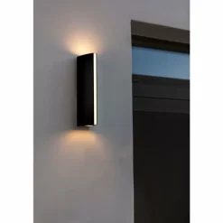 Applique murale d'extérieur Lutec LEO LED Noir, 2 lumières