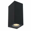 Applique murale d'extérieur Lucide ZARO Noir, 2 lumières