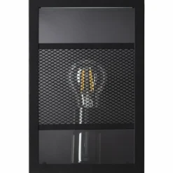 Applique murale d'extérieur Brilliant Getta Noir, 1 lumière