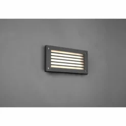 Applique murale d'extérieur Trio Hardey LED Anthracite, 1 lumière