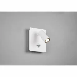 Applique murale d'extérieur Trio Tunga LED Blanc, 1 lumière, Détecteur de mouvement