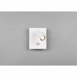Applique murale d'extérieur Trio Tunga LED Blanc, 1 lumière, Détecteur de mouvement