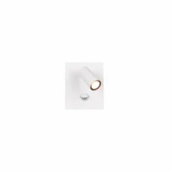 Applique murale d'extérieur Trio Tunga LED Blanc, 1 lumière, Détecteur de mouvement