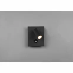 Applique murale d'extérieur Trio Tunga LED Anthracite, 1 lumière, Détecteur de mouvement