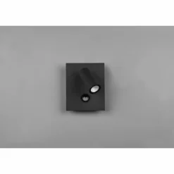 Applique murale d'extérieur Trio Tunga LED Anthracite, 1 lumière, Détecteur de mouvement