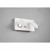 Applique murale d'extérieur Trio Tunga LED Blanc, 2 lumières, Détecteur de mouvement