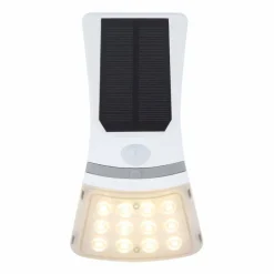 Applique murale d'extérieur Globo Solar LED Noir, 1 lumière, Détecteur de mouvement
