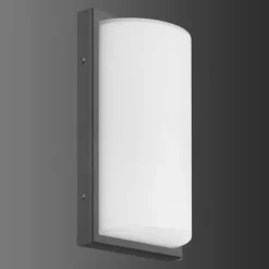 Applique murale d'extérieur LCD 039SEN Noir, 1 lumière, Détecteur de mouvement