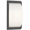 Applique murale d'extérieur LCD 053SEN Noir, 1 lumière, Détecteur de mouvement