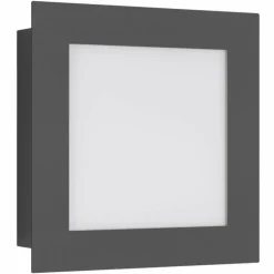 Applique murale d'extérieur LCD 3007LEDSEN Noir, 1 lumière, Détecteur de mouvement