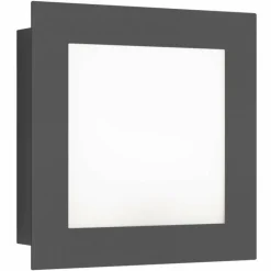 Applique murale d'extérieur LCD 3007LEDSEN Noir, 1 lumière, Détecteur de mouvement