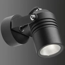 Applique murale d'extérieur LCD 5019 LED Noir, 1 lumière