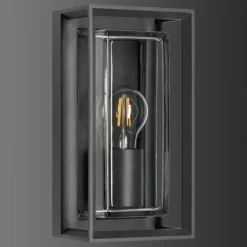 Applique murale d'extérieur LCD 5070 Noir, 1 lumière