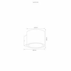 Applique murale d'extérieur LCD 5076 Noir, 1 lumière