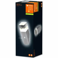 Applique murale d'extérieur LEDVANCE ENDURA Acier inoxydable, 1 lumière, Détecteur de mouvement