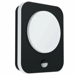 Applique murale d'extérieur Eglo MADRIZ LED Noir, 1 lumière, Détecteur de mouvement