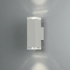 Applique murale d'extérieur Konstsmide Antares Blanc, 2 lumières