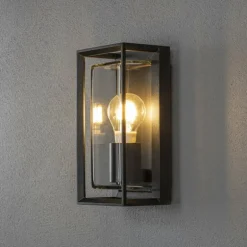 Applique murale d'extérieur Konstsmide Brindisi Noir, 1 lumière