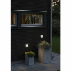Applique murale d'extérieur Konstsmide Chieri LED Blanc, 8 lumières