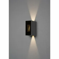 Applique murale d'extérieur Konstsmide Cremona LED Anthracite, 3 lumières, Télécommandes