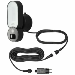 Applique murale d'extérieur Konstsmide Smartlight LED Noir, 1 lumière, Détecteur de mouvement