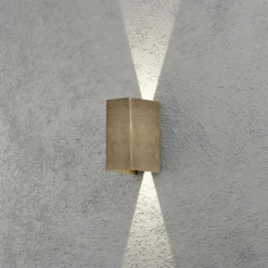 Applique murale d'extérieur Konstsmide Cremona LED Laiton, 2 lumières
