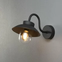 Applique murale d'extérieur Konstsmide Vega Mini Noir, 1 lumière
