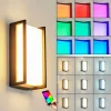 Applique murale d'extérieur Skove LED Anthracite, 1 lumière, Changeur de couleurs