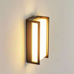 Applique murale d'extérieur Skove LED Anthracite, 1 lumière, Changeur de couleurs