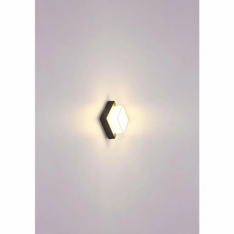 Applique murale d'extérieur Globo JALLA LED Anthracite, 1 lumière