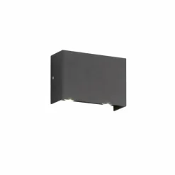 Applique murale d'extérieur Fischer-Honsel Nairobi LED Noir, 4 lumières