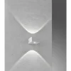 Applique murale d'extérieur Fischer-Honsel Helsinki LED Argenté, 2 lumières